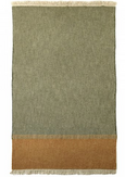 Jules Throw - Green Herringbone