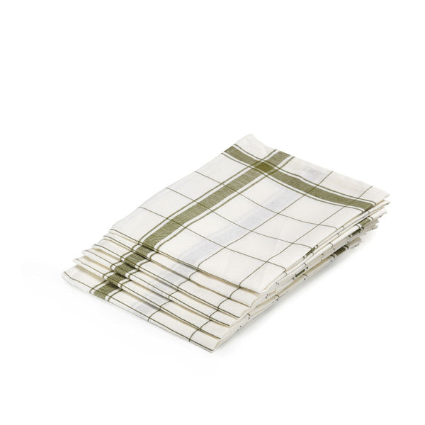 Parma Tea Towel- Olive